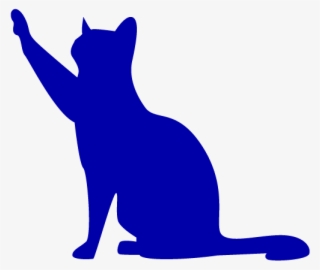 Cat Shop Icon - Silhouette Cat Vector