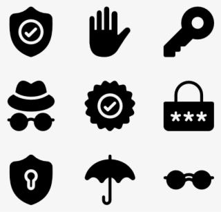 Protection And Security - Navigation Icons
