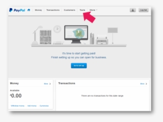 Sign In To Your Paypal Business Account And Click “tools” - Paypal