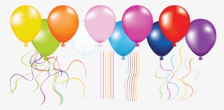 Large Transparent Balloons - Balloon Line Png