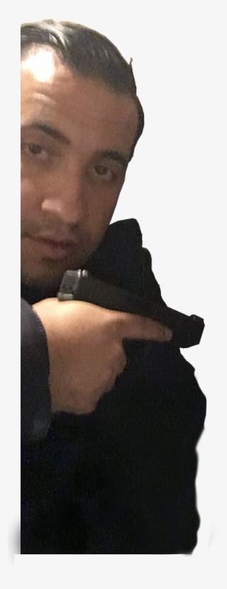 Benalla Selfie Png Pistolet Glock Anthropocene Man - Human