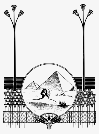 Graphic Transparent Download Egyptian Frame Big Image - Egyptian Frames Transparent