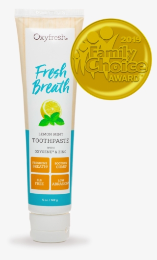 Maximum Fresh Breath Lemon Mint Toothpaste - Sunscreen