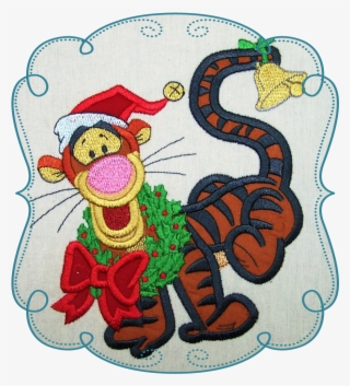 Christmas Tigger - Cartoon
