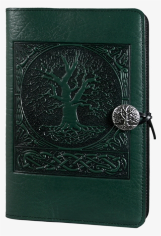 'world Tree' Oberon Design Large Leather Journal In - Wallet