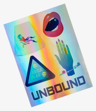 Holographic Sticker Sheet - Graphic Design