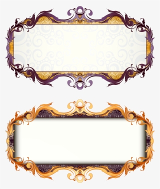 Picture Frame Art Deco - Vector Png Frame Title
