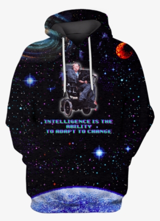 3d Stephen Hawking Tshirt - Real Paradise Lies Eternally In The Person