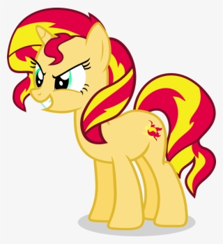 Sunset Shimmer By Hampshireukbrony-d688alk - Red And Yellow My Little Pony