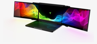 Distract Yourself From The Apocalypse With This Article - Razer Triple Screen Laptop