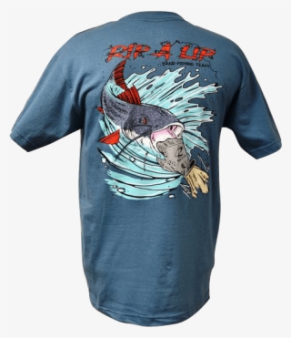 Catfish Hand Fishing Team Rip A Lip Short Sleeve T-shirt - Ripalip Catfish Cloths