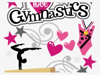 Gymnast Clipart Gymnastics Gym - School Notebook For Girls