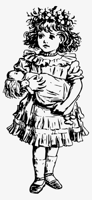 This Free Icons Png Design Of Girl With Doll