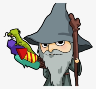 Gandalf Clipart Minimalist - Cartoon