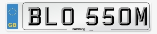 1514 X 346 4 - 3d Number Plate Styles