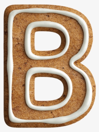 Christmas Gingerbread Font Letter B