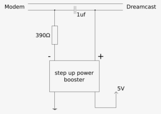 Boost Converter For Phone Line - Diagram