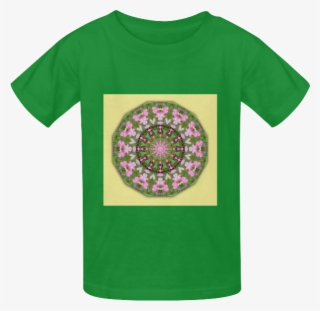 Bleeding Heart, Nature Flower Mandala 001 - T-shirt