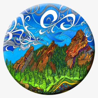 The Flatirons Ultimate Frisbee - Phil Lewis Art