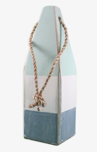 Buoy -12″h Aqua/white/nantucket Blue - Handbag