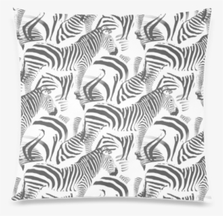 Black & White Stripes Custom Zippered Pillow Case 20"x20" - Cushion