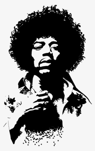 Jimi Hendrix Poster, Laser Engraving, Blues Rock, Logo - Jimi Hendrix