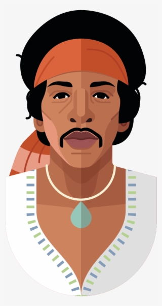 Jimi Hendrix Poster - Illustration