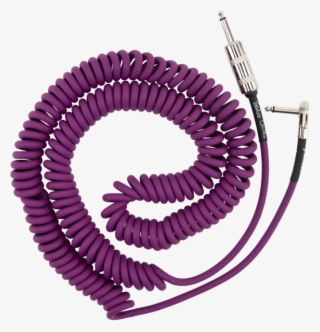 Jimi Hendrix Voodoo Child Coiled Cable By Fender, 30' - Voodoo Child Jack