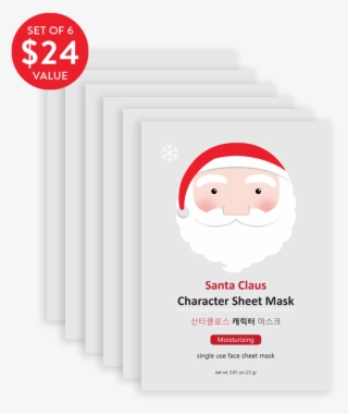 Santa Claus Character Sheet Mask - Christmas
