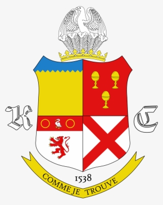 Bookplate From Old Book Illustrations Kilkenny College - Crest Of Kilkenny Castle