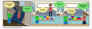 George And Harold Have Fun With Legos - Cartoon
