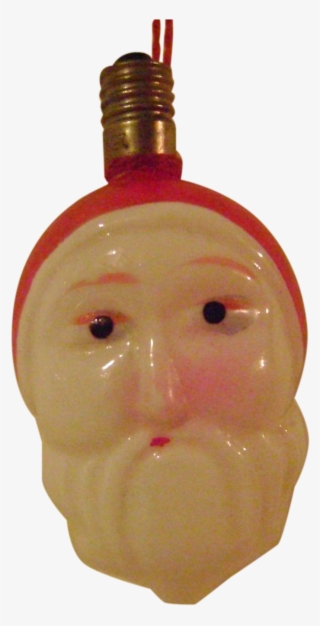 Santa Face Christmas Light - Plastic