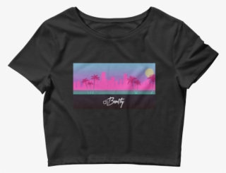 1996 Miami Skyline Women's Crop Tee - Crop Top