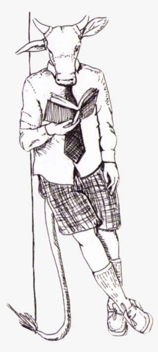 Free Png Download Reading Minotaur Png Images Background - Reading Minotaur