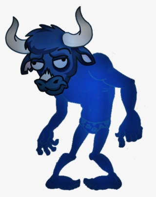 Minotaur Sticker - Plants Vs Zombies Burned Zombie