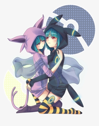 Night An Day By Angelnablackrobe - Pokemon Eevee Evolution Girls