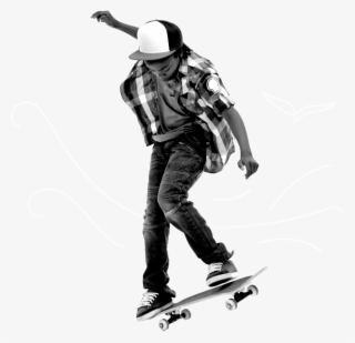 Boy Doing Tricks On A Skateboard - Kids Skateboarding Transparent