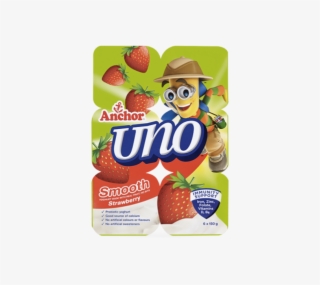 Anchor Uno Yoghurt Strawberry 6 X 150g - Kids Yogurt Drink