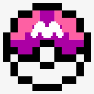 Master Ball - Pokeball Pixel Png