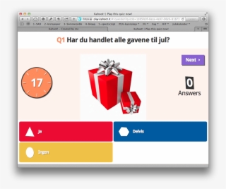 Merk At Det Er Tidsbegrensning På Dette Spørsmålet - Bra Spørsmål Til Kahoot