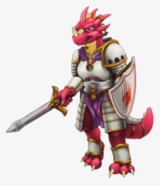 Dragonborn Servant Of The Dragon - Cartoon
