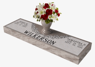 Companion Marker - Cemetery Grave Markers With Vase