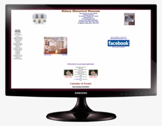 Sidney Historical Association Website Design Web Design - Computer Monitor