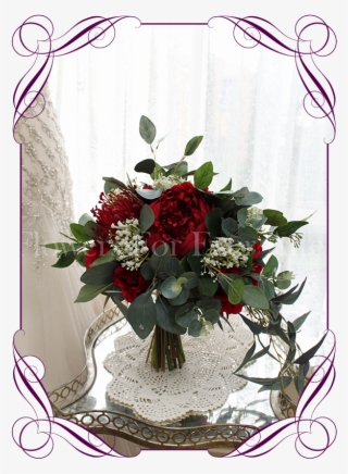 Kristy Package Flowers For Ever After Artificial - Rustic Fake Cake For Wedding