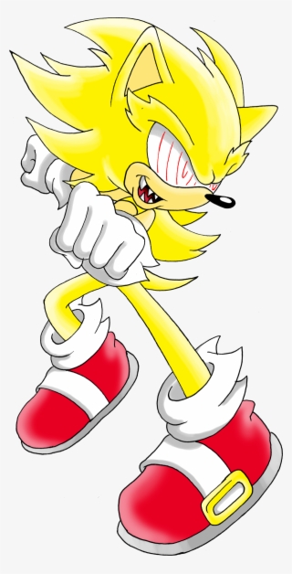 Evil Super Sonic - Sonic The Hedgehog Super