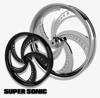 Super Sonic Custom Motorcycle Wheels - Wedding Ring