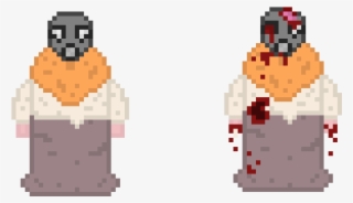 Gas-mask Survivor And Zombie - Cartoon