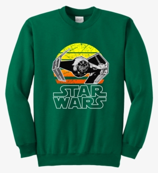 Star Wars Vintage Tie Fighter Youth Crewneck Sweatshirt - Star Wars