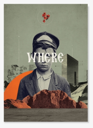9502 Frank Moth Postcard - Collage