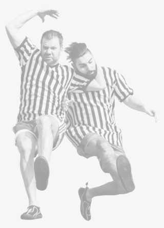 Guys 3 Png Bw - Illustration
